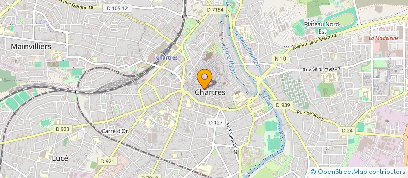 localisation de l'entreprise MONSIEUR JEAN RICHARD à CHARTRES