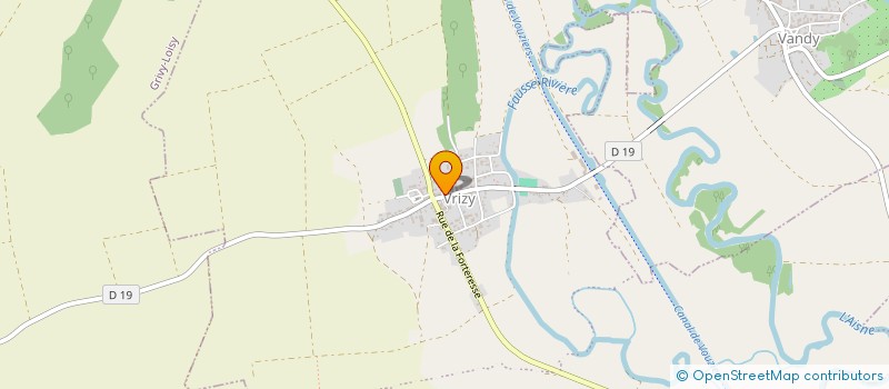 localisation de l'entreprise MONSIEUR JEAN RICHARD  VOUZIERS