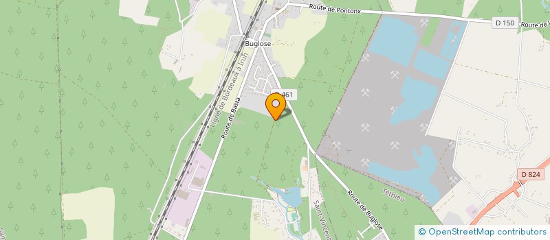 localisation de l'entreprise MONSIEUR JEAN RICHARD LAMBERGER  SAINT-VINCENT-DE-PAUL