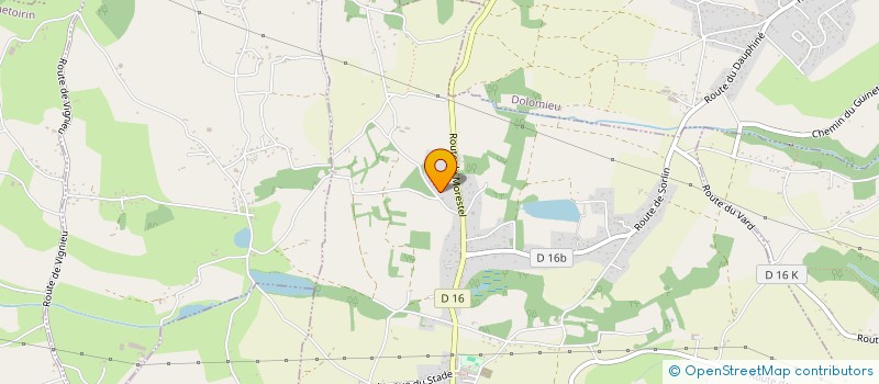 localisation de l'entreprise MONSIEUR JEAN-RICHARD MANGATA-MOUNY  LA CHAPELLE-DE-LA-TOUR