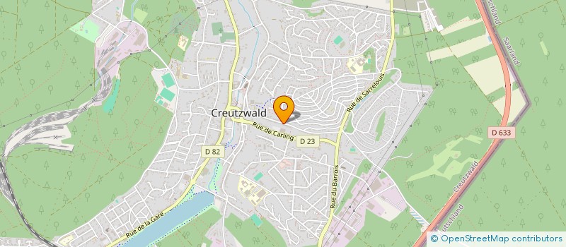 localisation de l'entreprise MONSIEUR JEAN RICHARD PAPUGA  CREUTZWALD