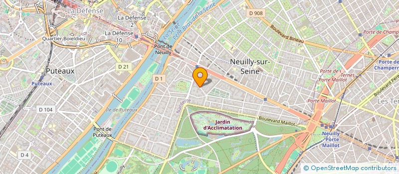localisation de l'entreprise MONSIEUR JEAN RICHAUD à NEUILLY-SUR-SEINE