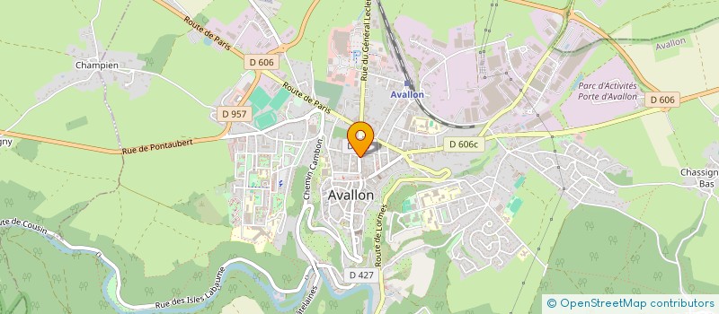 localisation de l'entreprise MONSIEUR JEAN RICHEZ à AVALLON