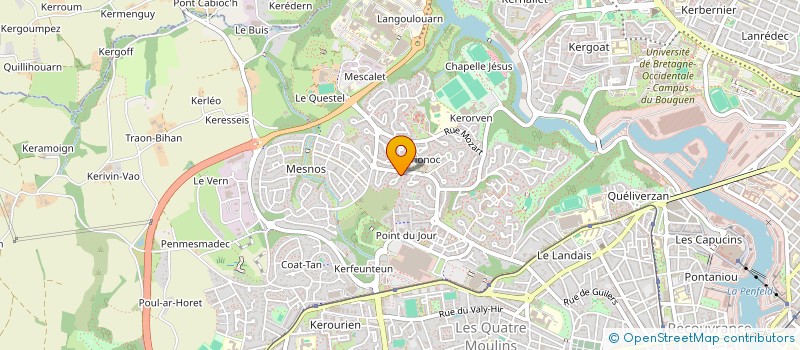 localisation de l'entreprise MONSIEUR JEAN RICHOU à BREST