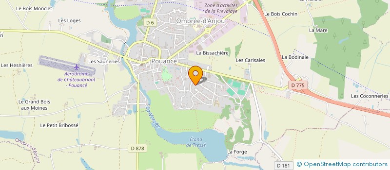 localisation de l'entreprise MONSIEUR JEAN RICOCE à OMBREE D'ANJOU