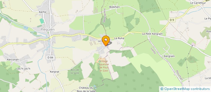 localisation de l'entreprise MONSIEUR JEAN RICOT CIRIUS  PLEGUIEN