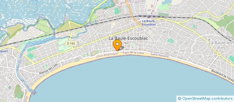 localisation de l'entreprise MONSIEUR JEAN RICOU à LA BAULE-ESCOUBLAC