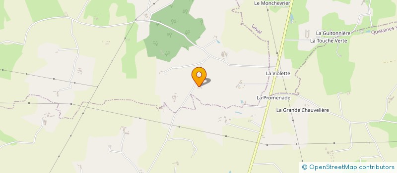 localisation de l'entreprise MONSIEUR JEAN RICOU  COSSE-LE-VIVIEN