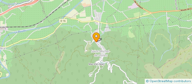 localisation de l'entreprise MONSIEUR JEAN RICQUEBOURG  ST MICHEL DE LLOTES