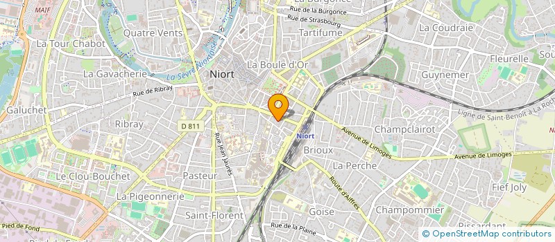 localisation de l'entreprise MONSIEUR JEAN RICQUEBOURG  NIORT