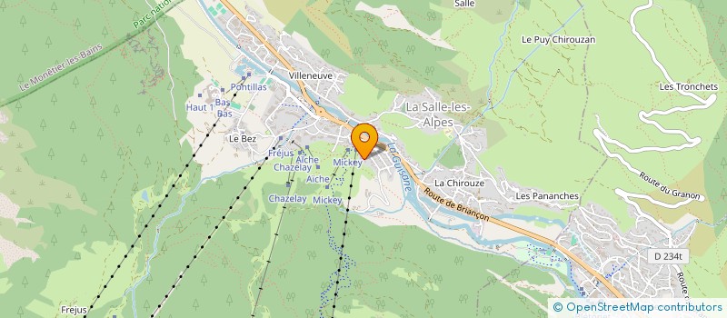 localisation de l'entreprise MONSIEUR JEAN RIDON à LA SALLE-LES-ALPES