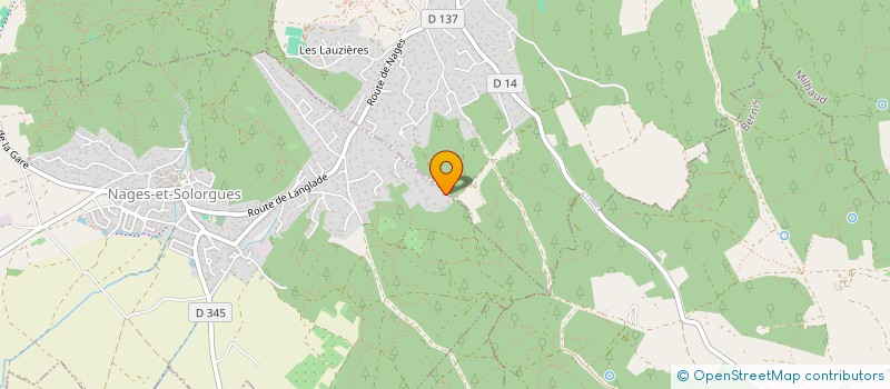 localisation de l'entreprise MONSIEUR JEAN RIEDEL à NAGES-ET-SOLORGUES