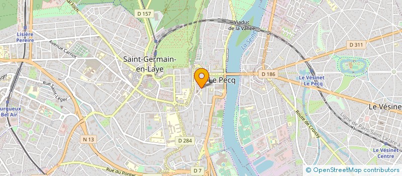 localisation de l'entreprise MONSIEUR JEAN RIEFFEL  LE PECQ