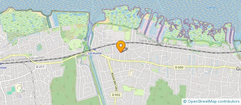 localisation de l'entreprise MONSIEUR JEAN RIES  GUJAN-MESTRAS