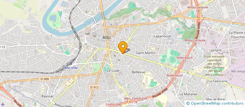 localisation de l'entreprise MONSIEUR JEAN RIEU à ALBI