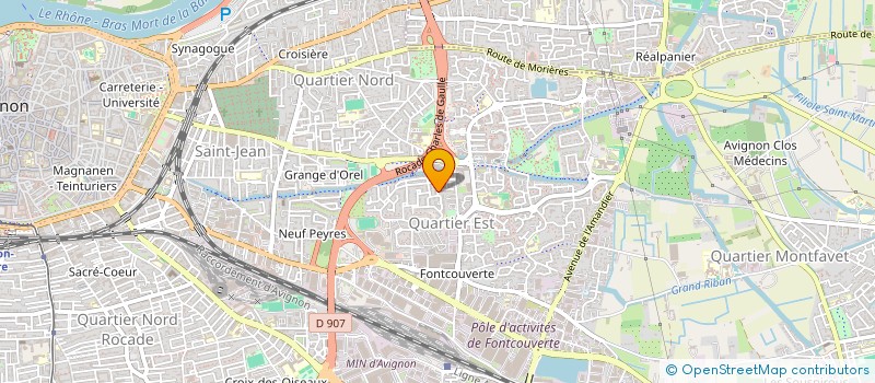 localisation de l'entreprise MONSIEUR JEAN RIEU  AVIGNON