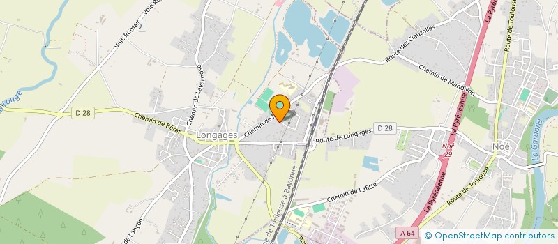 localisation de l'entreprise MONSIEUR JEAN RIFF  LONGAGES