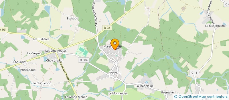 localisation de l'entreprise MONSIEUR JEAN RIFFAUD  VEYRAC