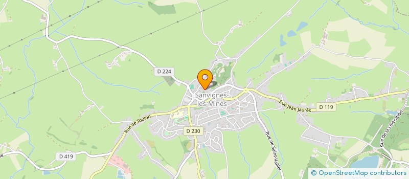 localisation de l'entreprise MONSIEUR JEAN RIFFAUT  SANVIGNES-LES-MINES