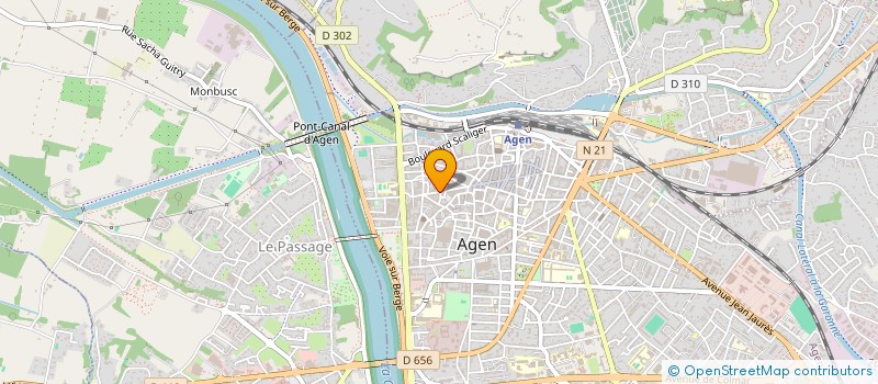 localisation de l'entreprise MONSIEUR JEAN RIGAL à AGEN