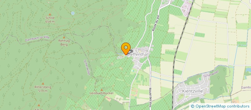 localisation de l'entreprise MONSIEUR JEAN RIGAL  DIEFFENTHAL