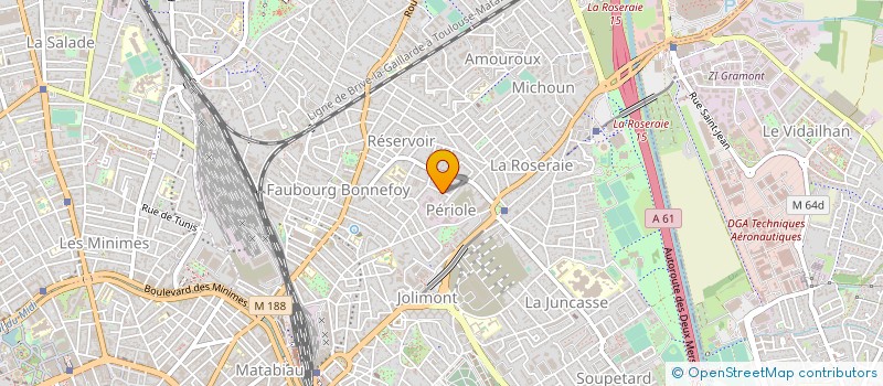 localisation de l'entreprise MONSIEUR JEAN RIGAL à TOULOUSE