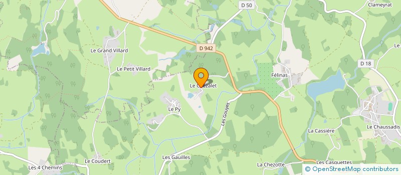 localisation de l'entreprise MONSIEUR JEAN RIGAUD à AHUN
