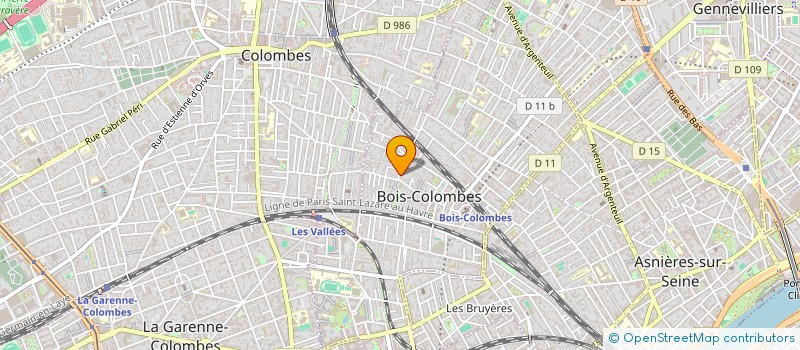 localisation de l'entreprise MONSIEUR JEAN RIGOLLEAU à BOIS-COLOMBES