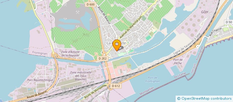 localisation de l'entreprise MONSIEUR JEAN RINALDI à FRONTIGNAN