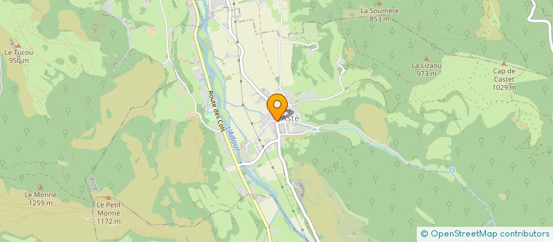 localisation de l'entreprise MONSIEUR JEAN RINAUDO  ASTE