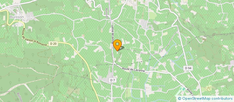 localisation de l'entreprise MONSIEUR JEAN RINCI  VAISON-LA-ROMAINE