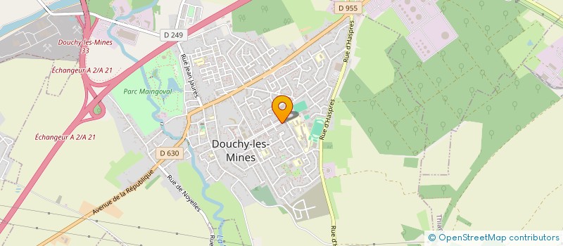 localisation de l'entreprise MONSIEUR JEAN RINGEVAL à DOUCHY-LES-MINES