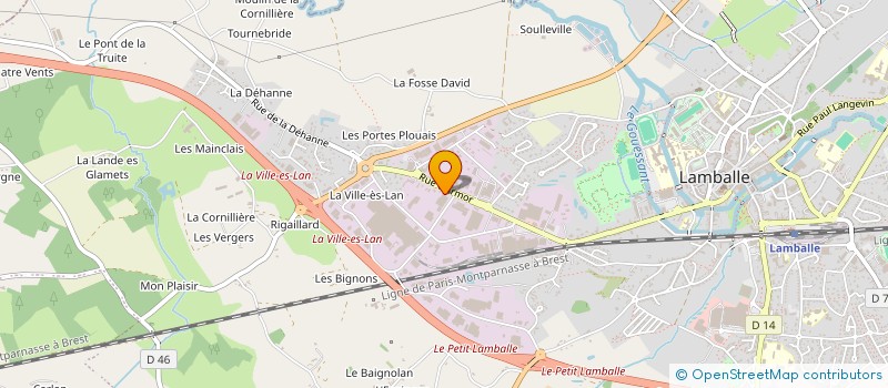 localisation de l'entreprise MONSIEUR JEAN RIO  LAMBALLE-ARMOR