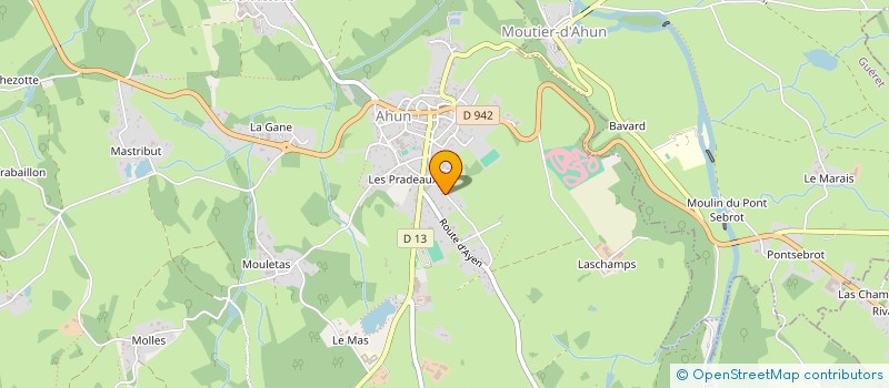 localisation de l'entreprise MONSIEUR JEAN RIOTON à AHUN