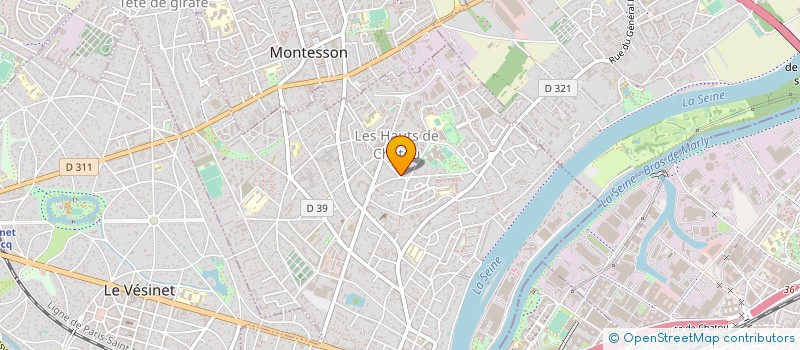 localisation de l'entreprise MONSIEUR JEAN RIPOTEAU  CHATOU