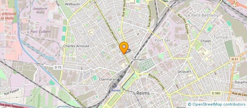 localisation de l'entreprise MONSIEUR JEAN RIPP à REIMS