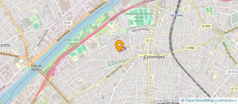 localisation de l'entreprise MONSIEUR JEAN RITZ à COLOMBES