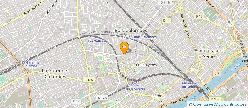localisation de l'entreprise MONSIEUR JEAN RIUS à BOIS-COLOMBES