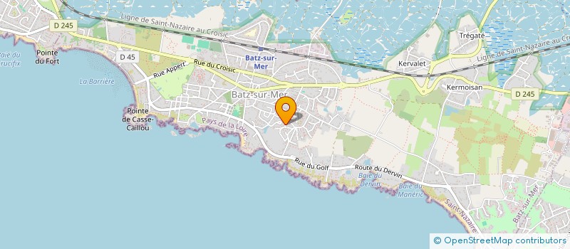 localisation de l'entreprise MONSIEUR JEAN RIVALANT à BATZ-SUR-MER