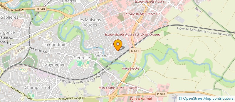 localisation de l'entreprise MONSIEUR JEAN RIVAULT à NIORT