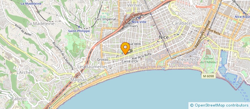 localisation de l'entreprise MONSIEUR JEAN RIVE  NICE