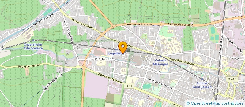 localisation de l'entreprise MONSIEUR JEAN RIVE  WINTZENHEIM