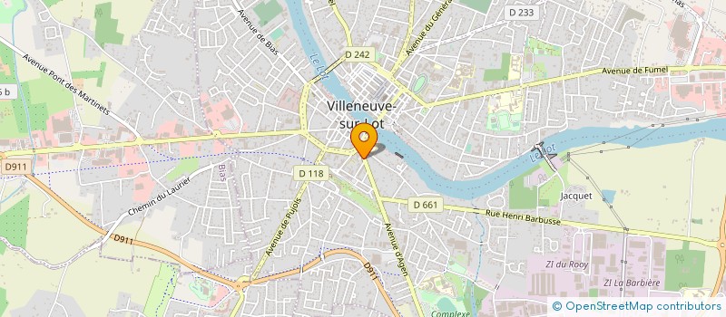 localisation de l'entreprise MONSIEUR JEAN RIVES  VILLENEUVE-SUR-LOT