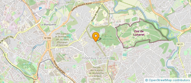 localisation de l'entreprise MONSIEUR JEAN RIVES à MONTPELLIER