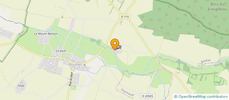 localisation de l'entreprise MONSIEUR JEAN RIVET  BOUHET