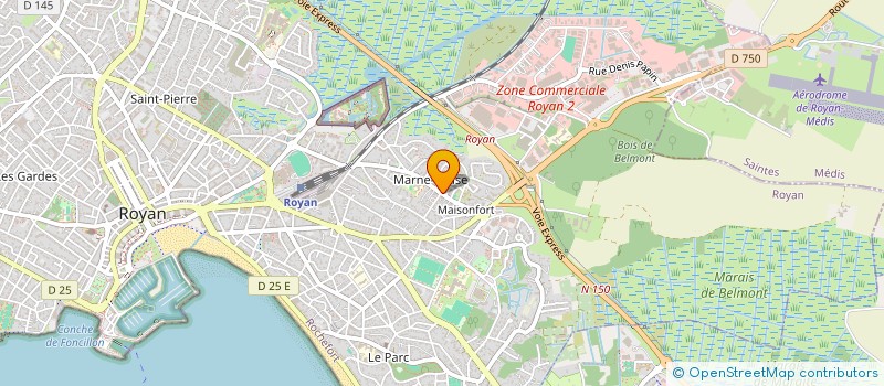 localisation de l'entreprise MONSIEUR JEAN RIVIERE  ROYAN