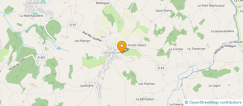 localisation de l'entreprise MONSIEUR JEAN RIVOIRE à LARAJASSE