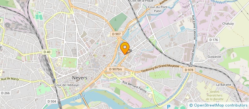 localisation de l'entreprise MONSIEUR JEAN RIVOIRE  NEVERS