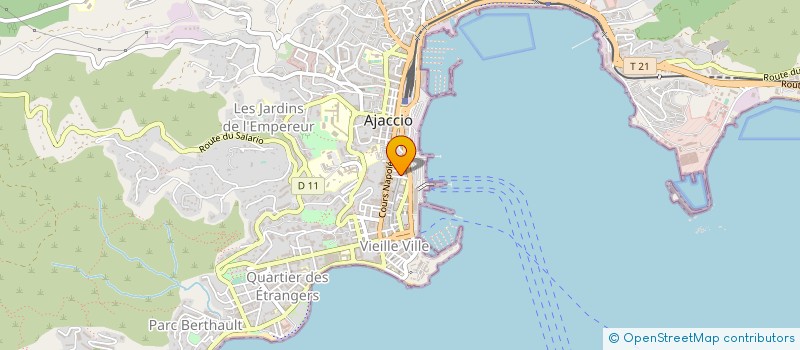 localisation de l'entreprise MONSIEUR JEAN ROBAGLIA à AJACCIO