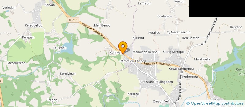 localisation de l'entreprise MONSIEUR JEAN ROBBA à QUIMPER